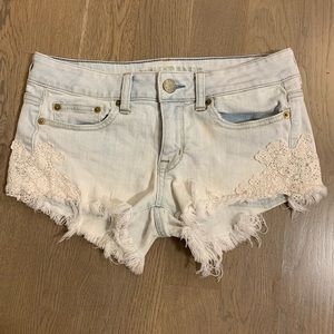 Light Wash Shorts